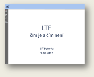 Přednáška: LTE: čím je a čím není 