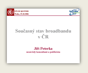 Přednáška: Současný stav broadbandu v ČR